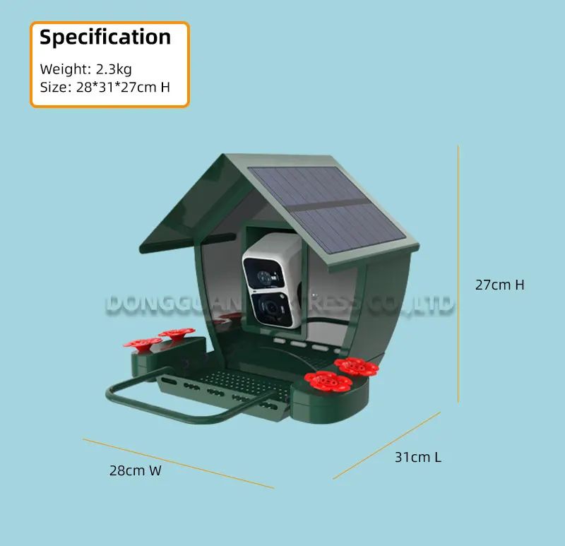 Outdoor Garden Metal HD Night Vision AI Identify product detail 2