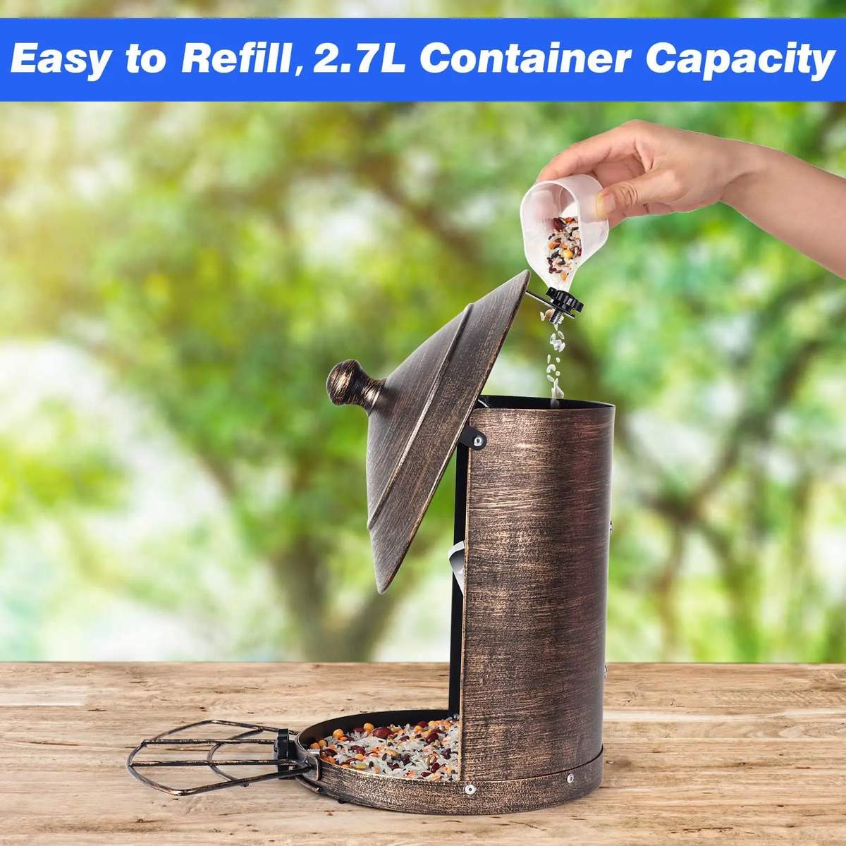 Outdoor Garden Smart Bird Feeder With Camera AI product detail 5