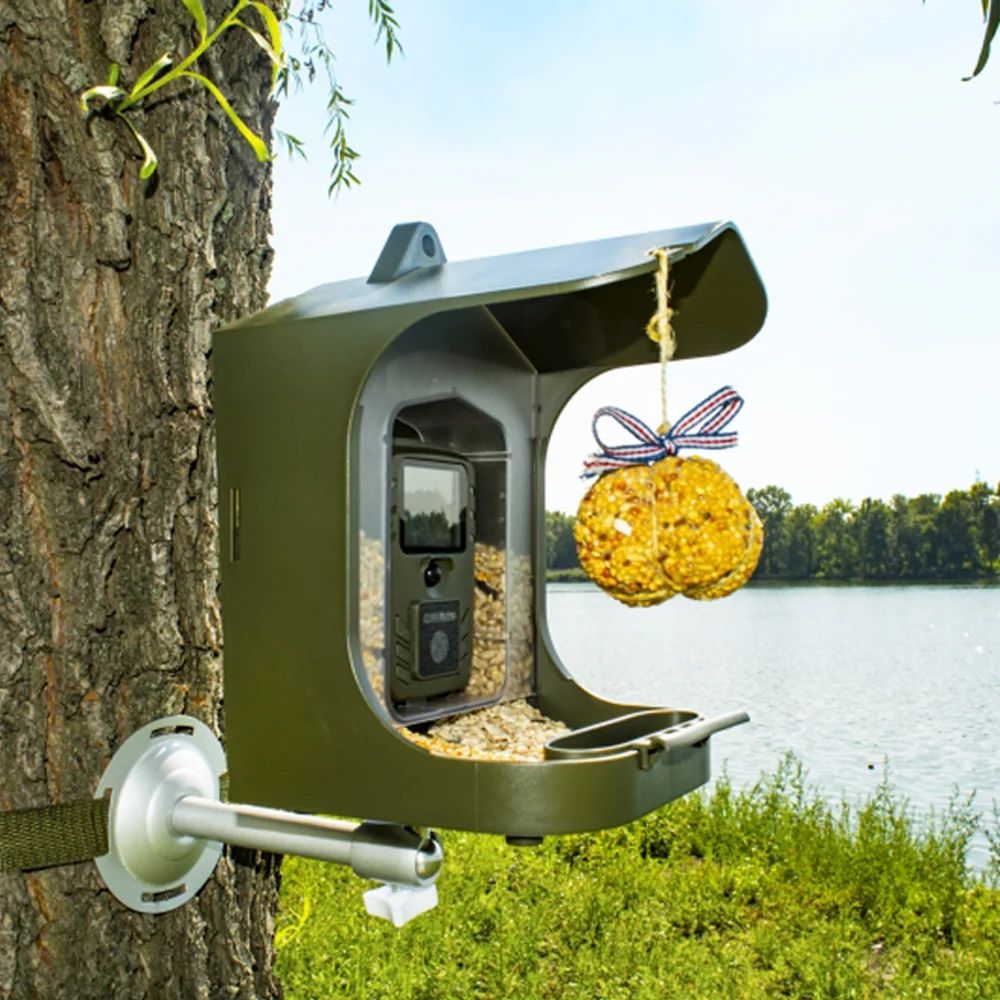 Outdoor Garden Waterproof Smart Window Bird Feeder Wildlife product detail 3