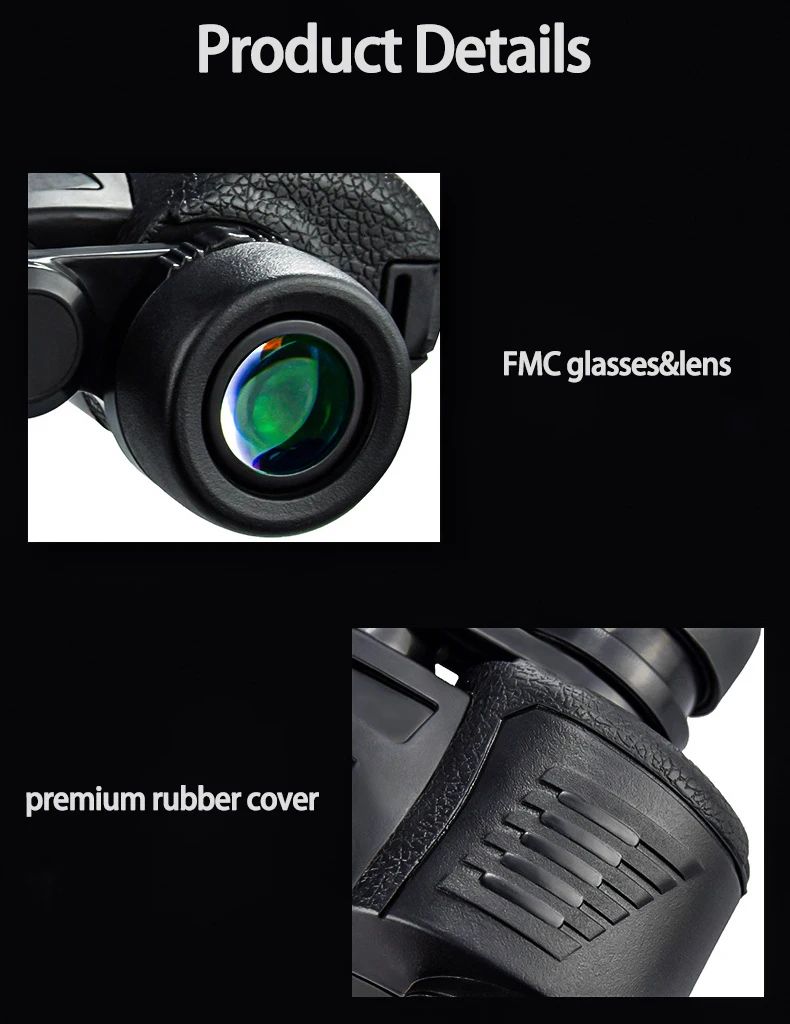 Outdoor Optical High Power 12X50 BK7 Binoculars Low product detail 5