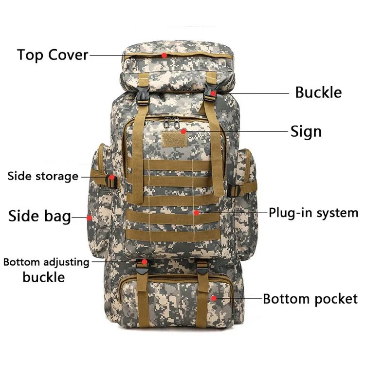 Outdoor Sport Waterproof Hiking Survival Fashion Polyester product detail 4