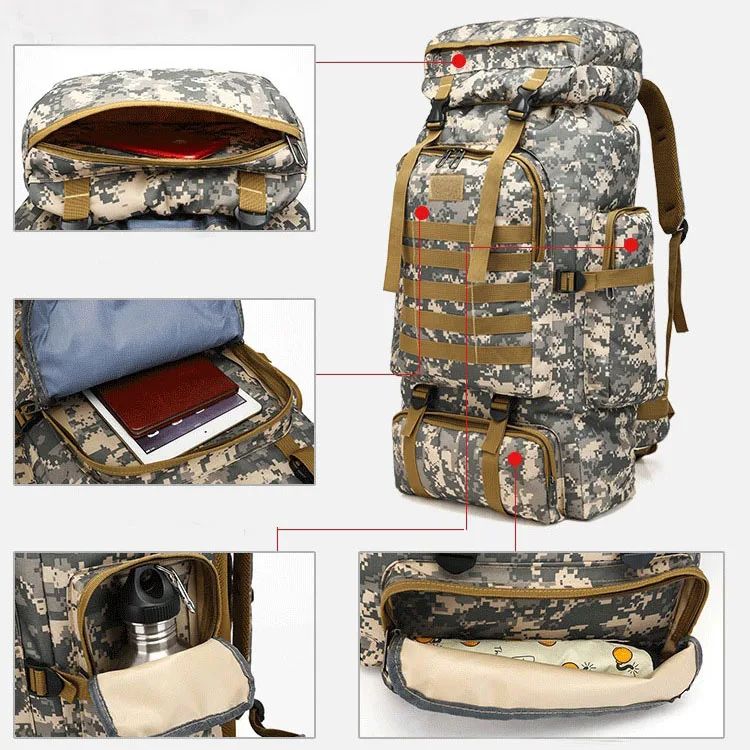 Outdoor Sport Waterproof Hiking Survival Fashion Polyester product detail 5