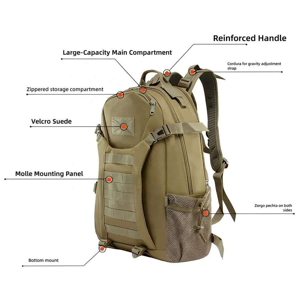 Outdoor Sports Lightweight Tactical Polyester Waterproof product detail 3