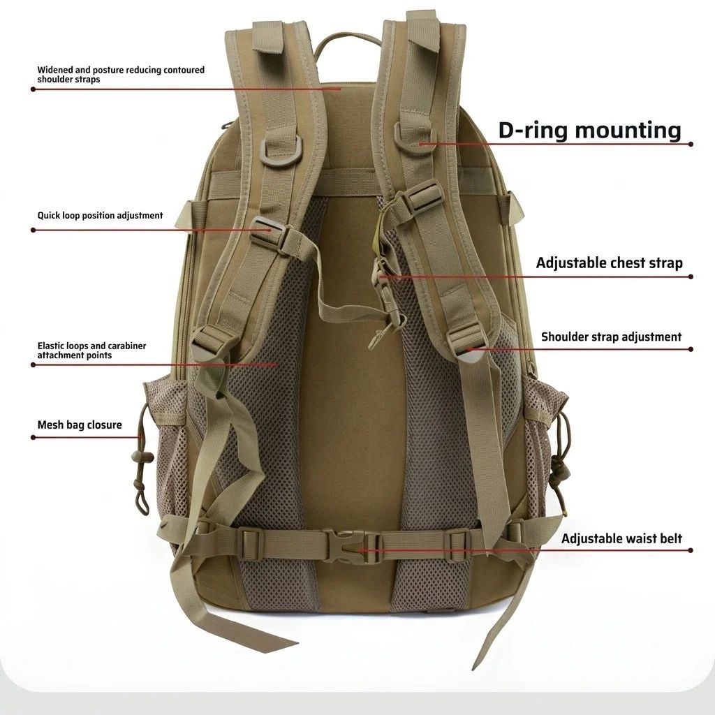 Outdoor Sports Lightweight Tactical Polyester Waterproof product detail 6