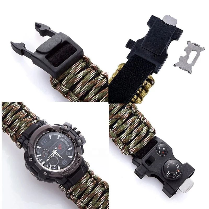 Outdoor Survival Watch Multifunctional Waterproof Tactical product detail 4