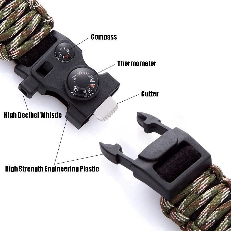 Outdoor Survival Watch Multifunctional Waterproof Tactical product detail 5