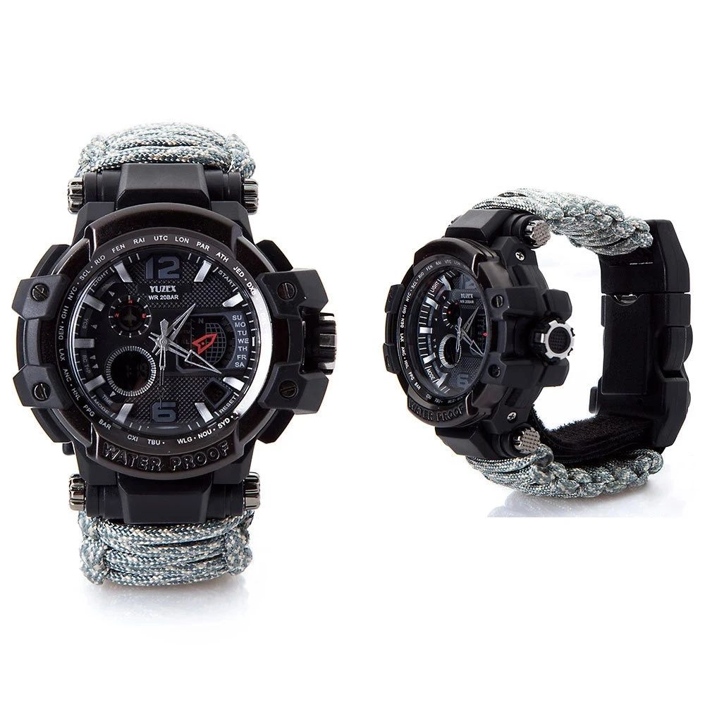 Outdoor Survival Watch Multifunctional Waterproof Tactical product detail 3