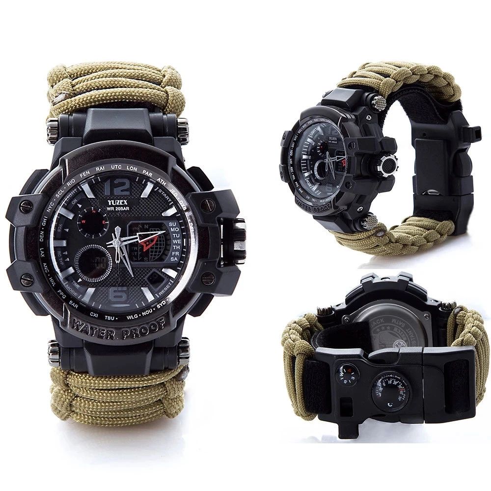 Outdoor Survival Watch Multifunctional Waterproof Tactical product detail 4