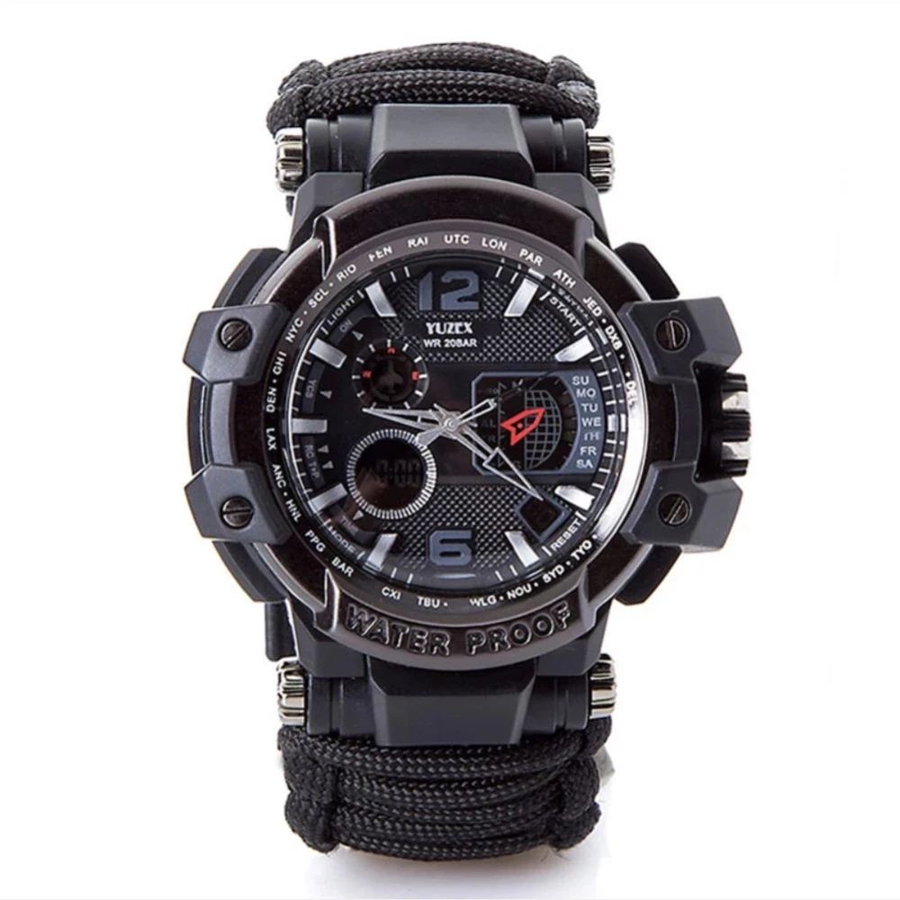 Outdoor Survival Watch Multifunctional Waterproof Tactical product detail 7