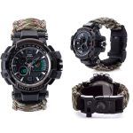 Outdoor Survival Watch Multifunctional Waterproof Tactical gallery 01