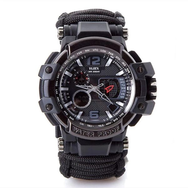Outdoor Survival Watch Multifunctional Waterproof Tactical main