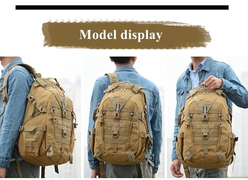 Outdoor Waterproof Hiking Backpack Survival Bag Tactical product detail 2