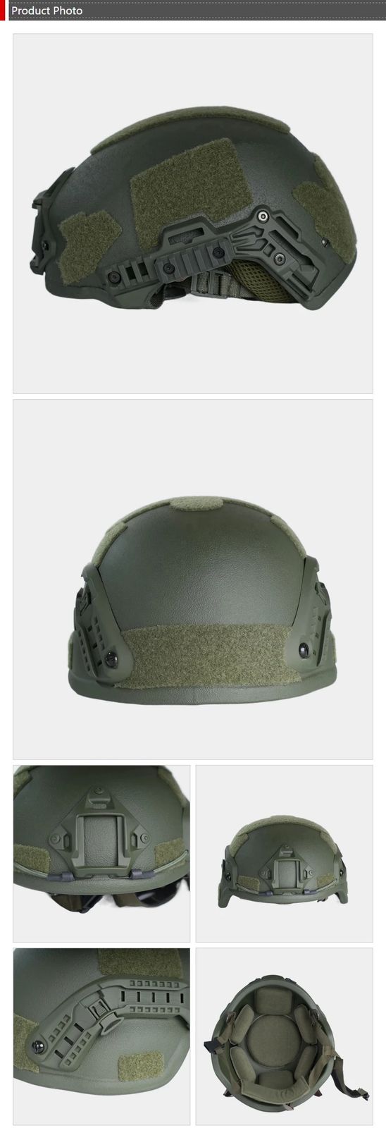 Personalized Medium Cycling Tactical Helmet with New Design product detail 1
