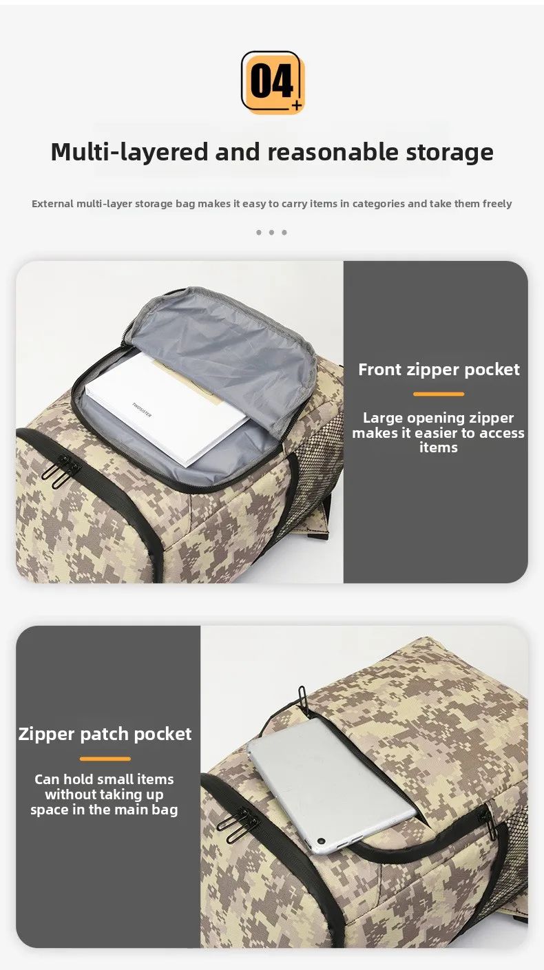Portable Cross-border Camouflage Silicone 19L Insulated product detail 8