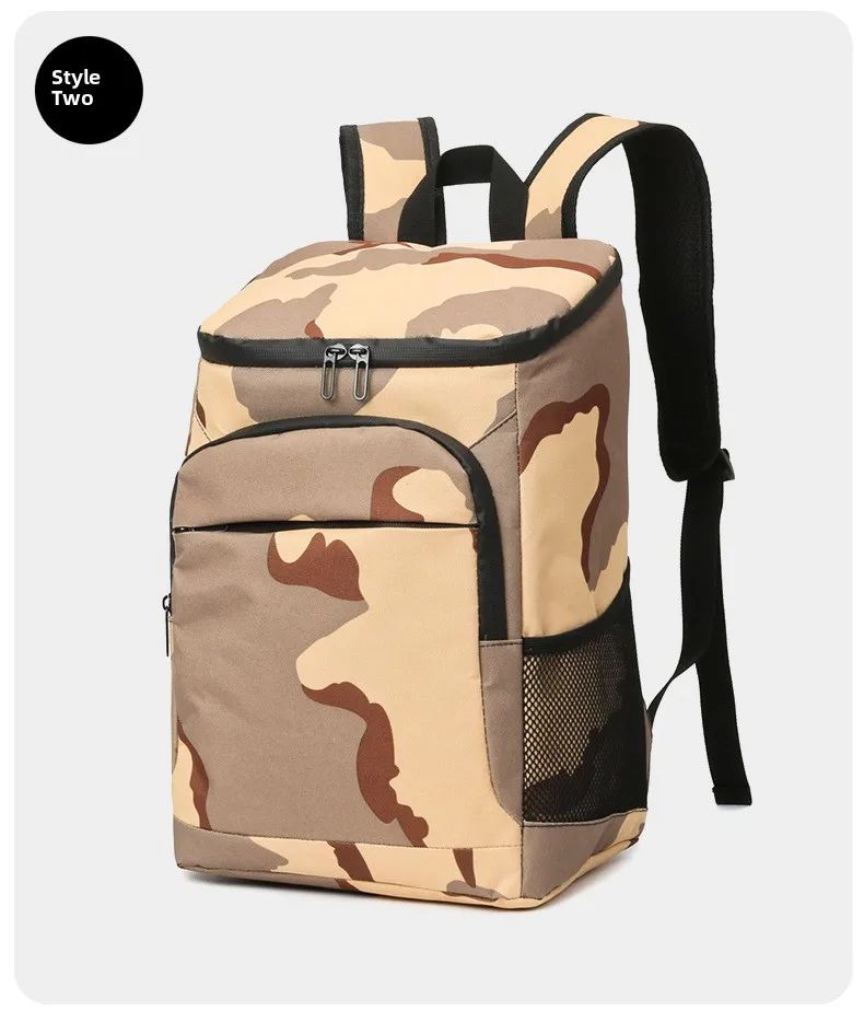 Portable Cross-border Camouflage Silicone 19L Insulated product detail 14