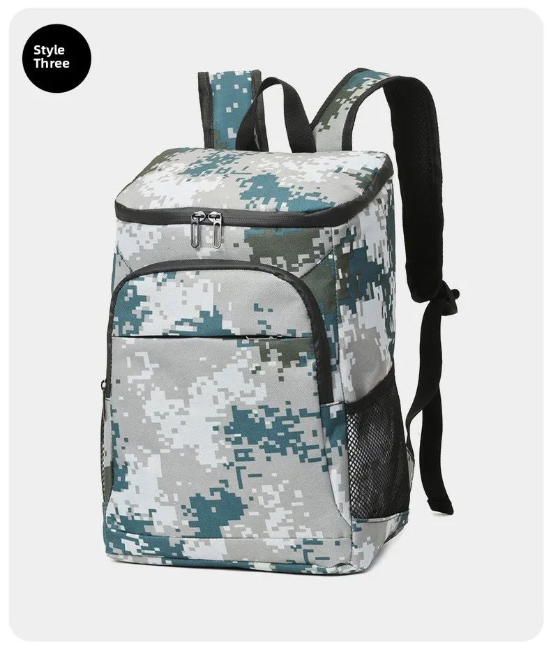 Portable Cross-border Camouflage Silicone 19L Insulated product detail 15