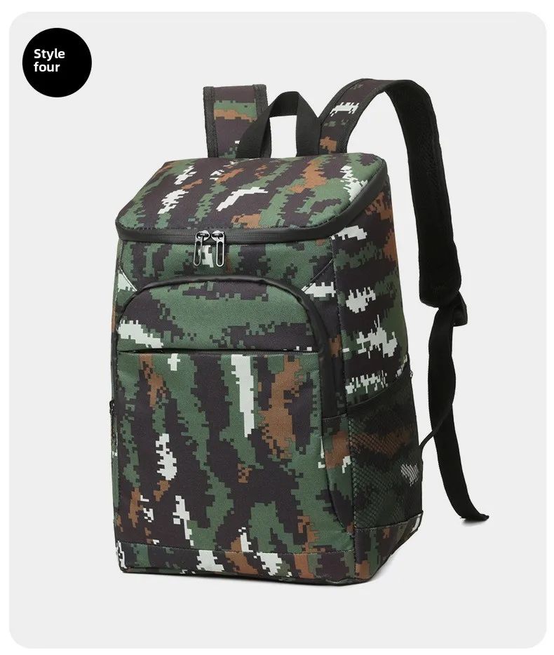 Portable Cross-border Camouflage Silicone 19L Insulated product detail 16