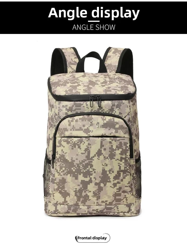 Portable Cross-border Camouflage Silicone 19L Insulated product detail 17