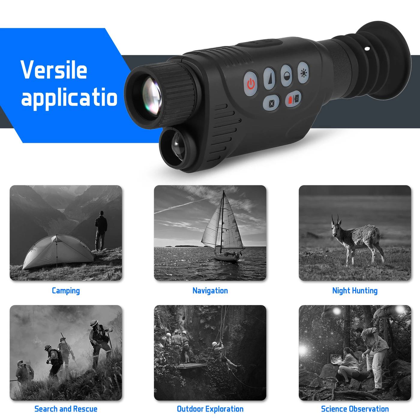 Portable Long Range Professional Night Vision Monocular product detail 5