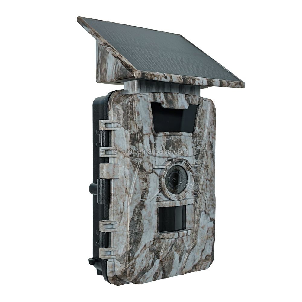 Hot PR903DW 4K CMOS 60MP Wi-Fi Waterproof Solar Battery Powered Wildlife Free App Control Photo Trap Game Hunting Trail Camera