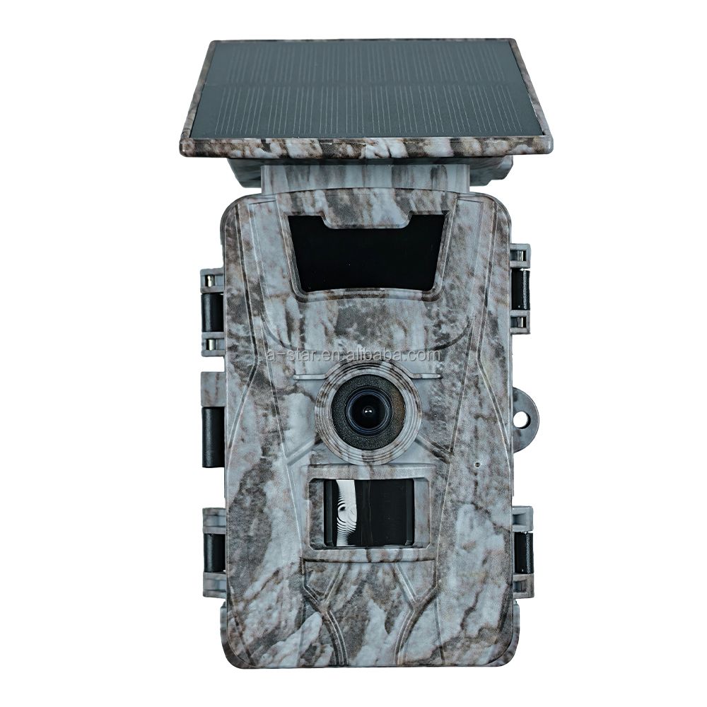 Hot PR903DW 4K CMOS 60MP Wi-Fi Waterproof Solar Battery Powered Wildlife Free App Control Photo Trap Game Hunting Trail Camera