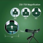 Professional 25-75x80 Spotting Scope Ultra Bright 80mm gallery 04