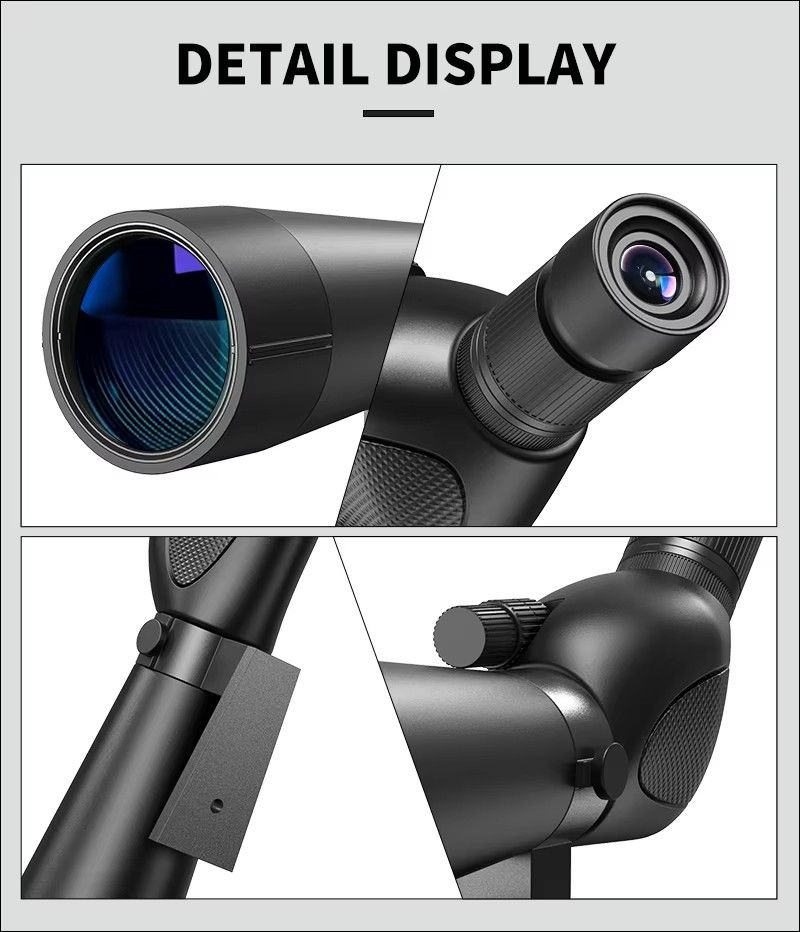 Professional 80mm HD Zoom Spotting Scope Monocular Telescope product detail 7