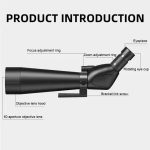Professional 80mm HD Zoom Spotting Scope Monocular Telescope gallery 04