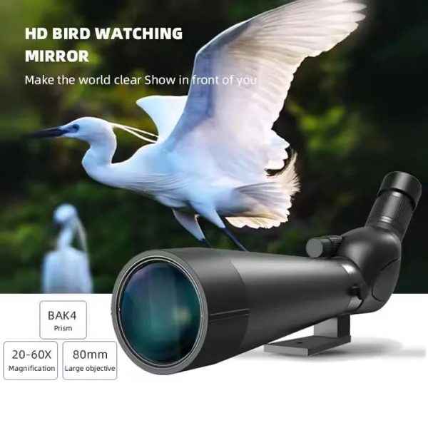 Professional 80mm HD Zoom Spotting Scope Monocular Telescope main
