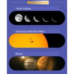 Professional Astronomical Telescope 70MM Eyepiece 150Times gallery 04