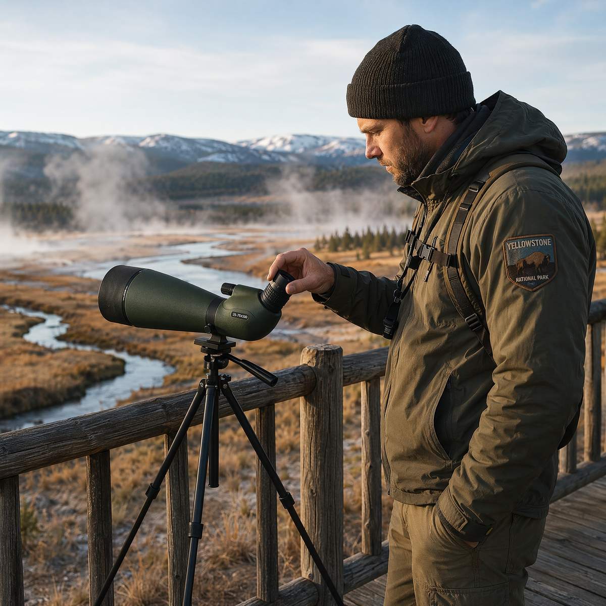 Professional Bird Watching Spotting Scope 25-75x product detail 6