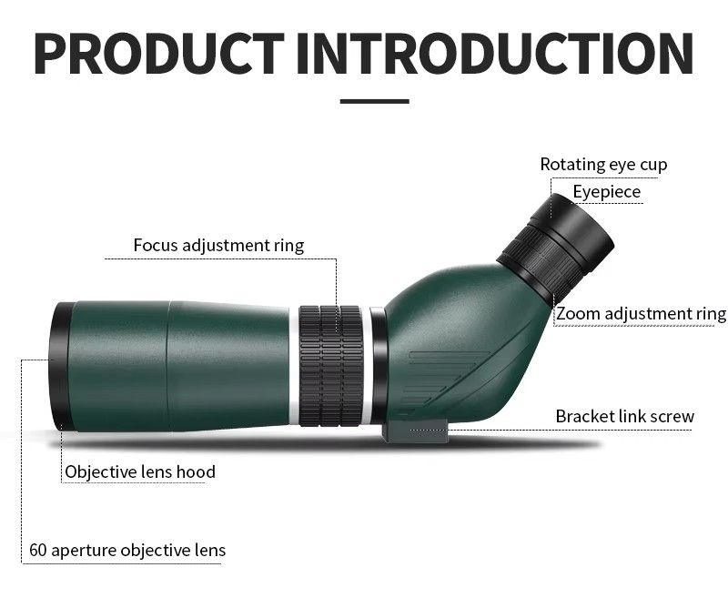 Professional HD Outdoor Zoom Telescope Spotting Scope product detail 1