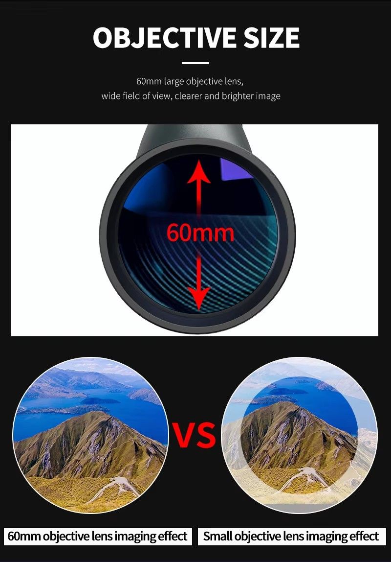 Professional HD Outdoor Zoom Telescope Spotting Scope product detail 5