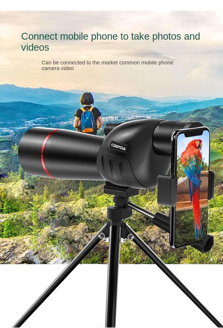 Professional High-Definition 25-75X60 Bird Monocular product detail 13