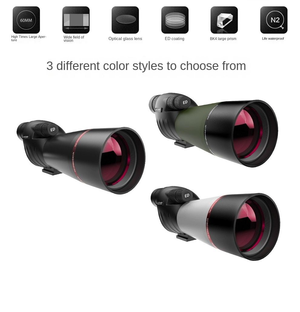 Professional High-Definition 25-75X60 Bird Monocular product detail 17