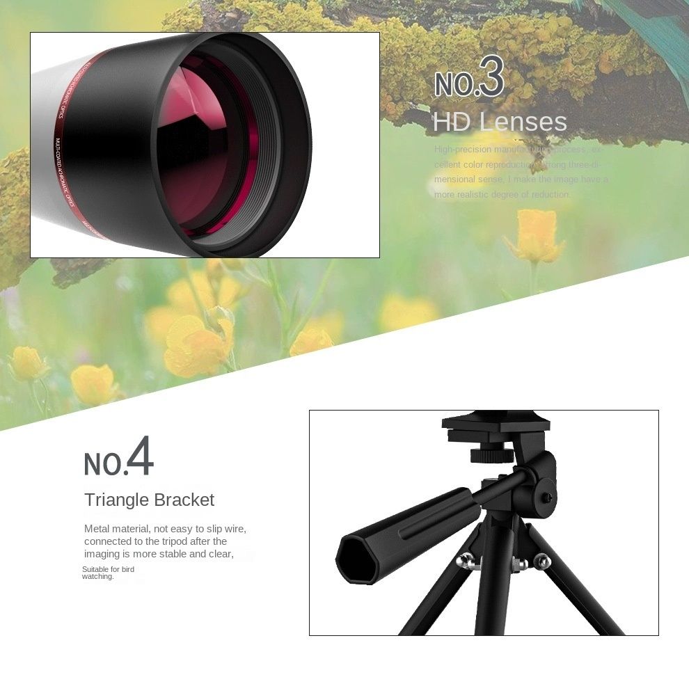 Professional High-Definition 25-75X60 Bird Monocular product detail 19