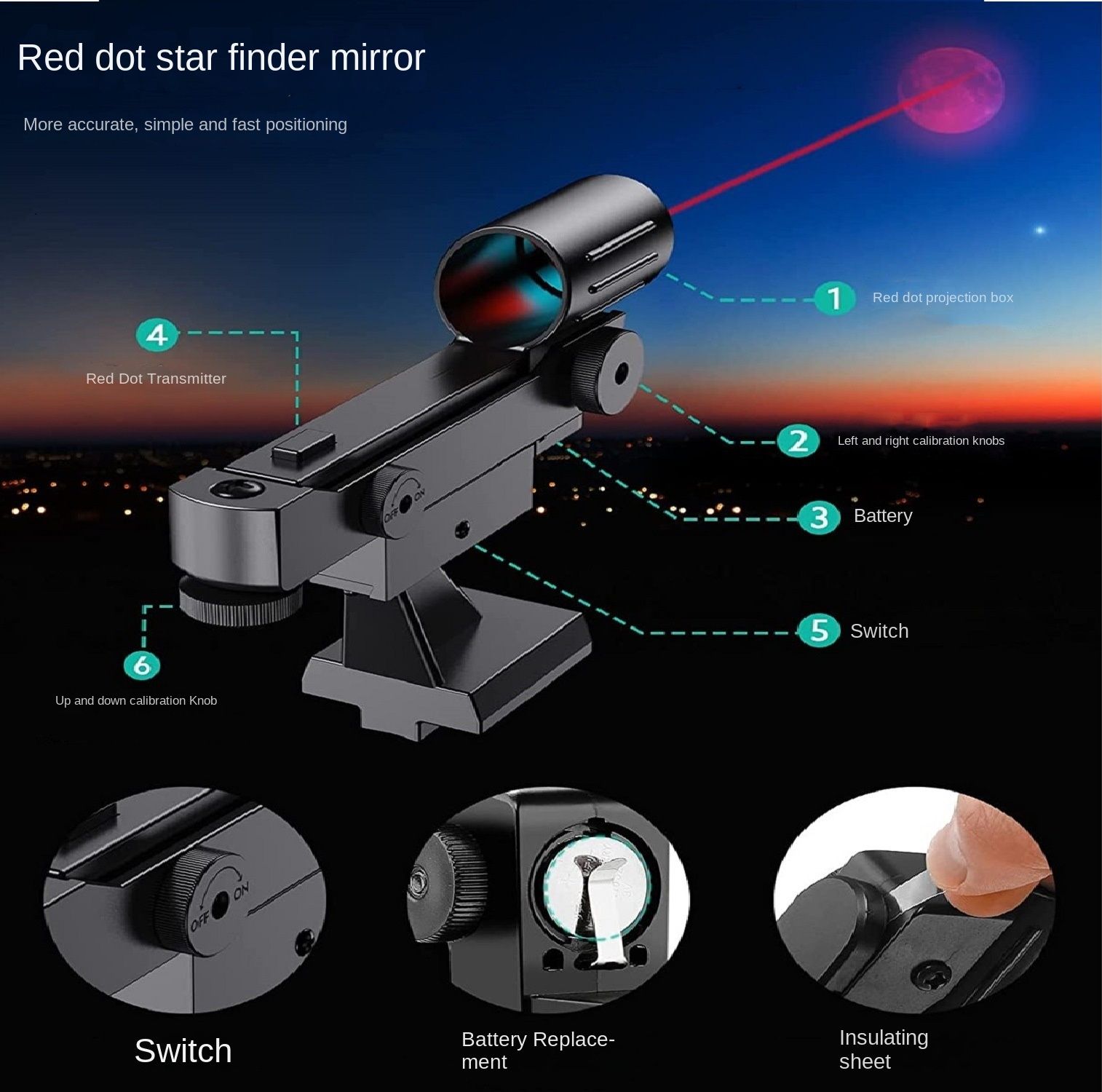 Professional High Power YJ120900 Astronomical Telescope product detail 2