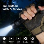 PT10 Rechargeable LED Tactical Flashlight Long Range High gallery 04