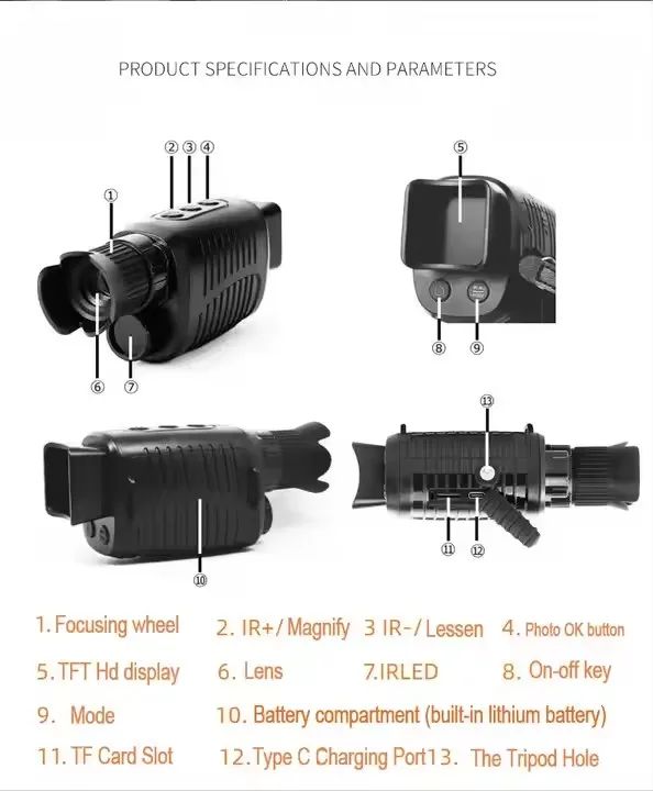 R7 Fully Darkness Vision 1080P FHD SD Card product detail 6