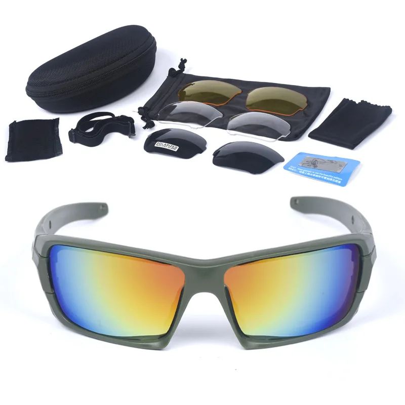 Replaceable Tactical Goggles with Impact-Resistant Thickened product detail 5