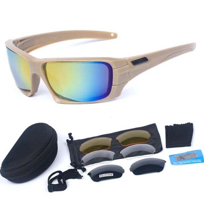 Replaceable Tactical Goggles with Impact-Resistant Thickened product detail 6