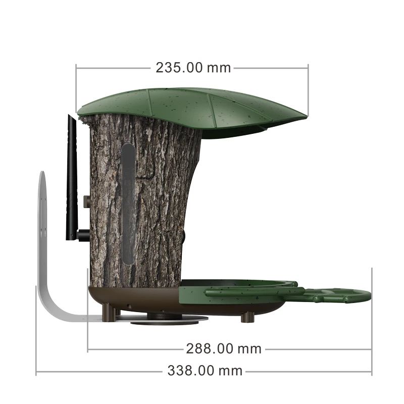 RS1 Bird Identification Camera Waterproof 2MP 6W Solar product detail 2