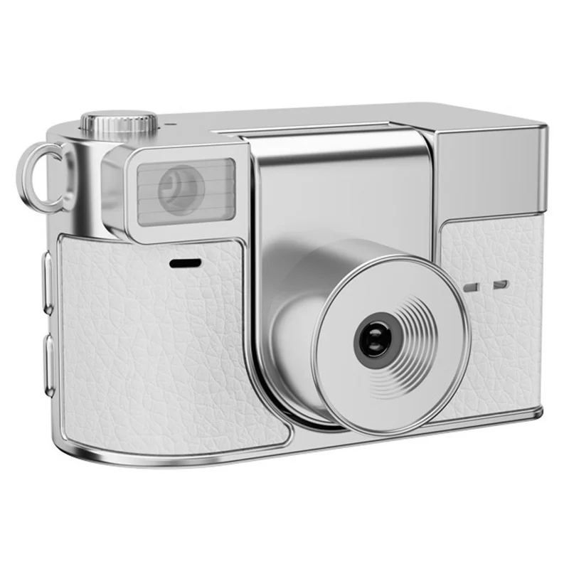 s157-2k-mini-life-camera-180-degree-rotating-flip-screen-led-light-portable-digital-camera-with-type-c-interface-white-for-travel-and-everyday-photography-main Digital Camera main product image