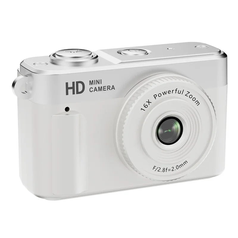 s3-mini-portable-keychain-pocket-camera-0-96-inch-hd-ips-16x-zoom-1080p-video-photo-recorder-thumb-camera-for-kids-travel-white-digital-camera-main Digital Camera main product image