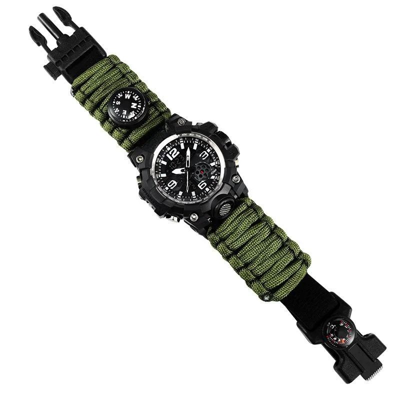 Seven-Core Camping Mountaineering Whistle Ignition Compass product detail 8