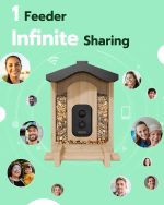 Smart AI Camera Bird Feeder Automatic Recognition Real gallery 05