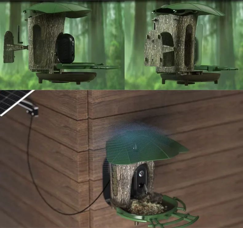 Smart Ai RS1Recognition Bird Feeder WiFi & 4G product detail 5