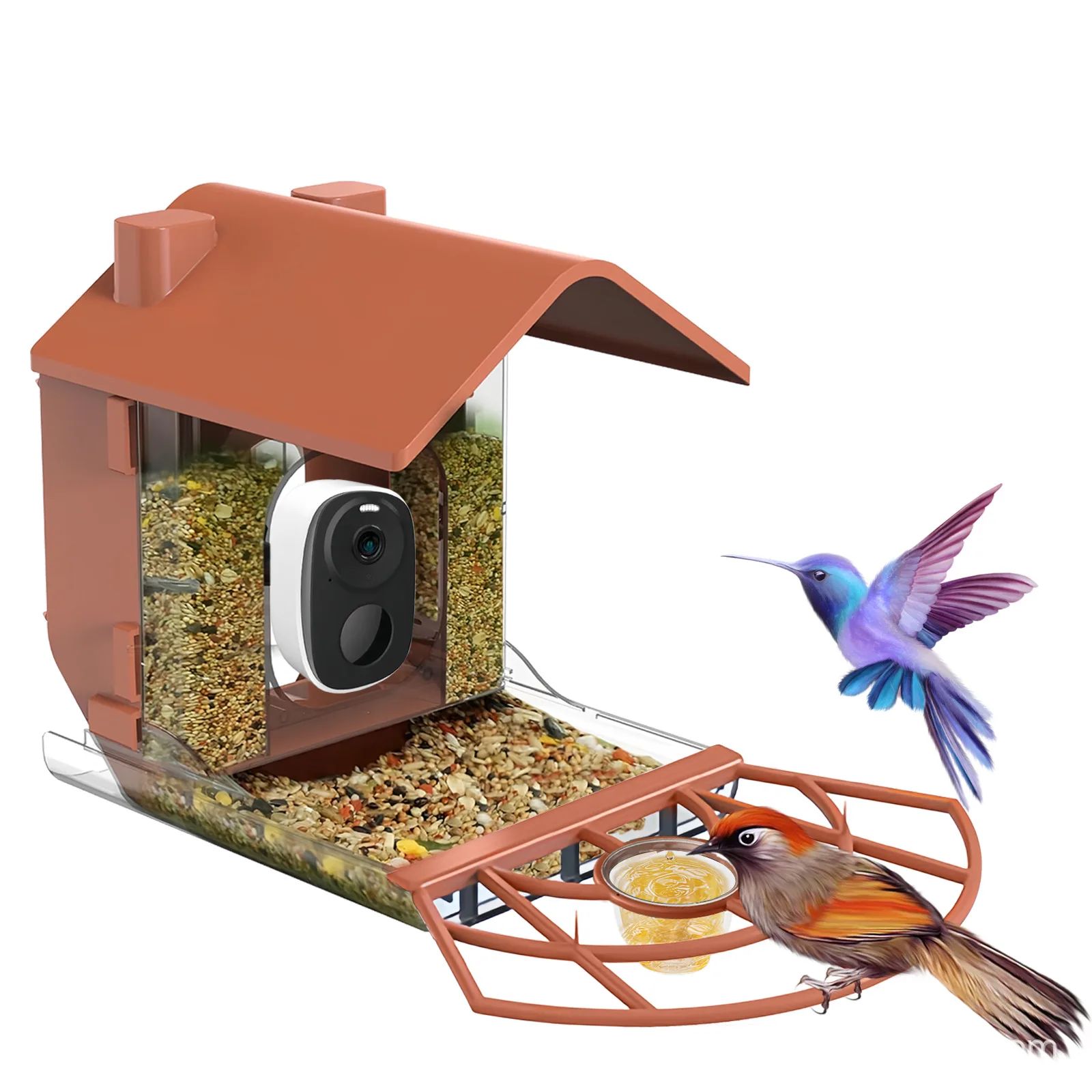 Smart Bird Feeder AI Recognition Solar Powered Outdoor product detail 8