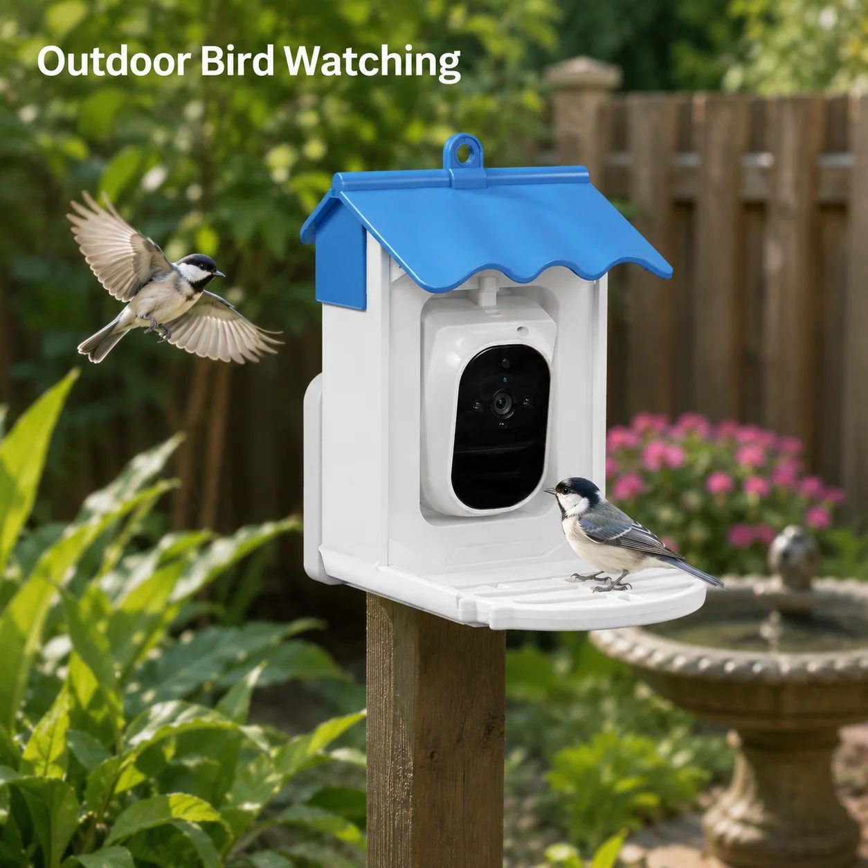 Smart Bird Feeder Camera AI Bird Recognition Solar product detail 2