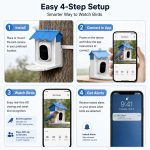 Smart Bird Feeder Camera AI Bird Recognition Solar gallery 04